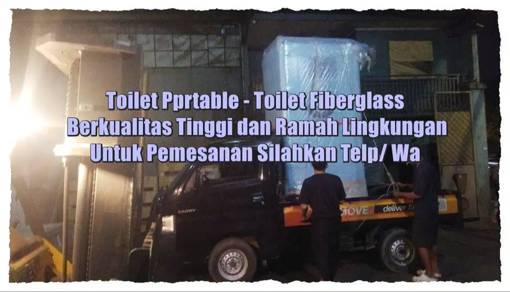 Toilet Fiberglass, Toilet Umum, Toilet Portable, Toilet Premium, Anti