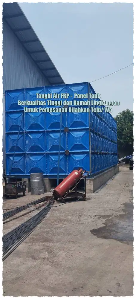 GROUND TANK - TANGKI AIR - PANEL FRP - TANGKI PANEL FRP - TANGKI PANEL