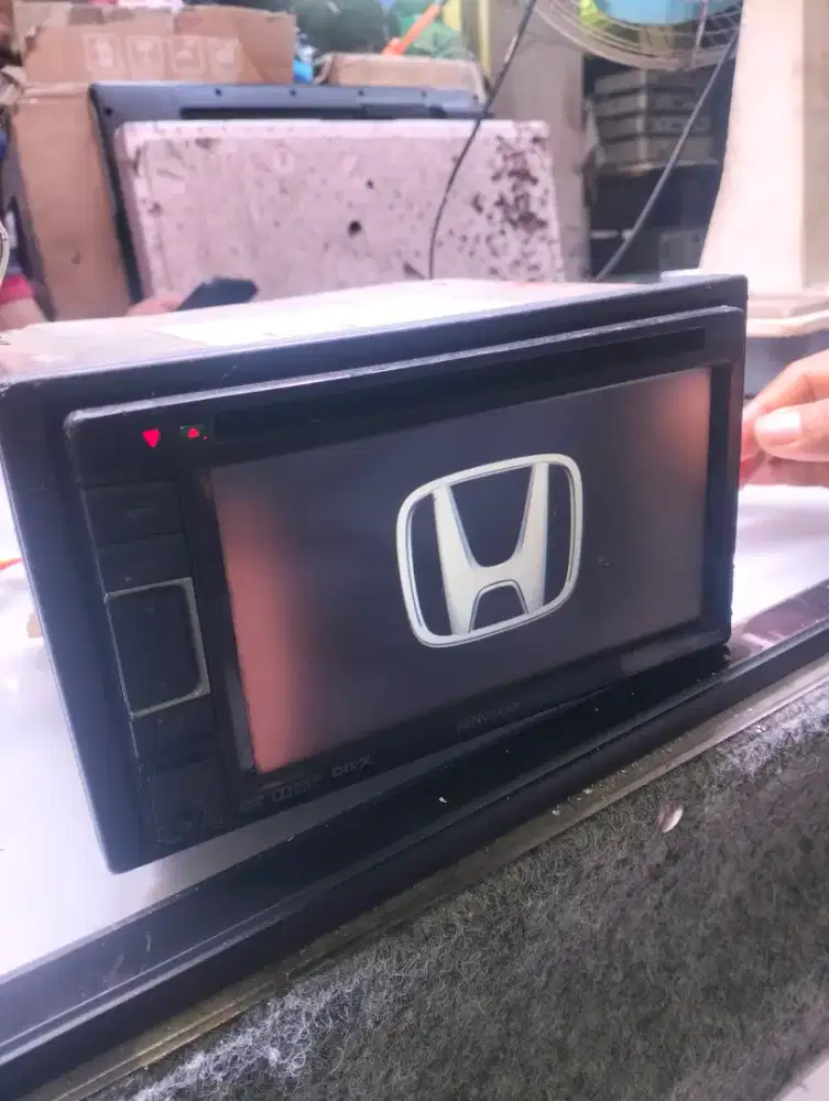 Tape mobil doubledin kenwood 7inch ori bawaan honda msh normal