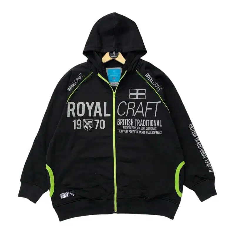Hoodie Zipper Royal Craft Original UK Barang Bagus Import Asli UK