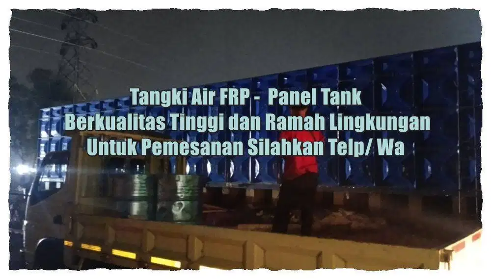 GROUND TANK - PANEL FRP- TANDON FRP - ROOF TANK FRP - TANGKI FIBER