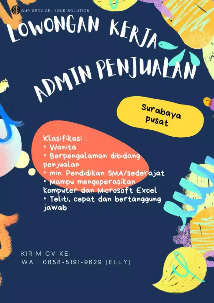 Butuh cepat 4 staf saja !!