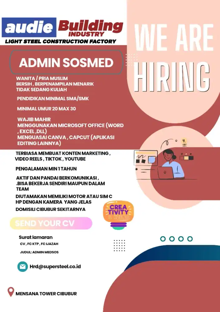 LOKER ADMIN MEDSOS
