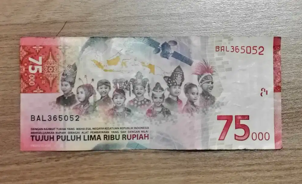 Uang 75 Ribu Langka