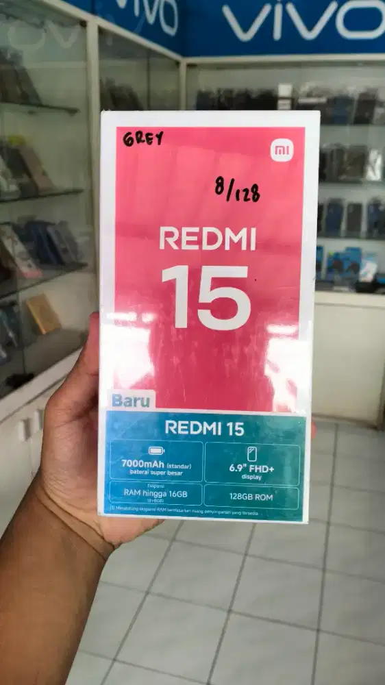 Xiaomi redmi 15 (8/128) new spesial promo