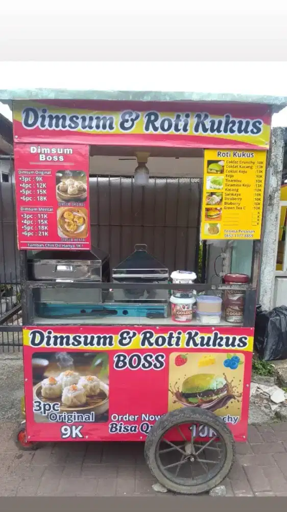 Jaga stand dimsum dan roti kukus