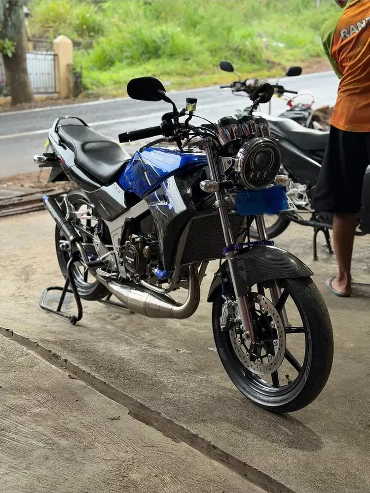 Ninja r asli biru 2014 modif ss