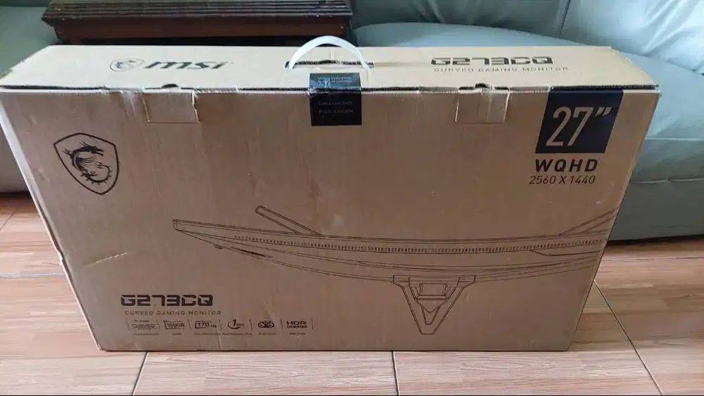 Monitor MSI Optix G273CQ 27 2K Curve WQHD 170HZ