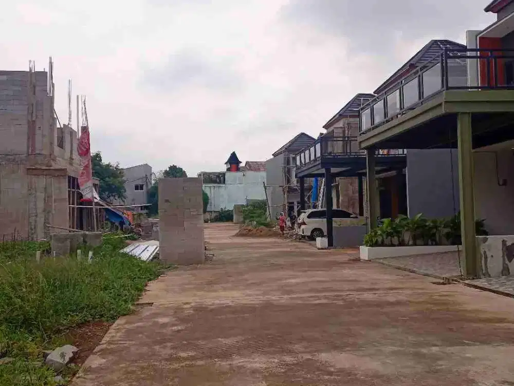 Hunian mewah exclusive one gate system jatiwarna lokasi pinggir jalan raya utama jatiwarna unit ready