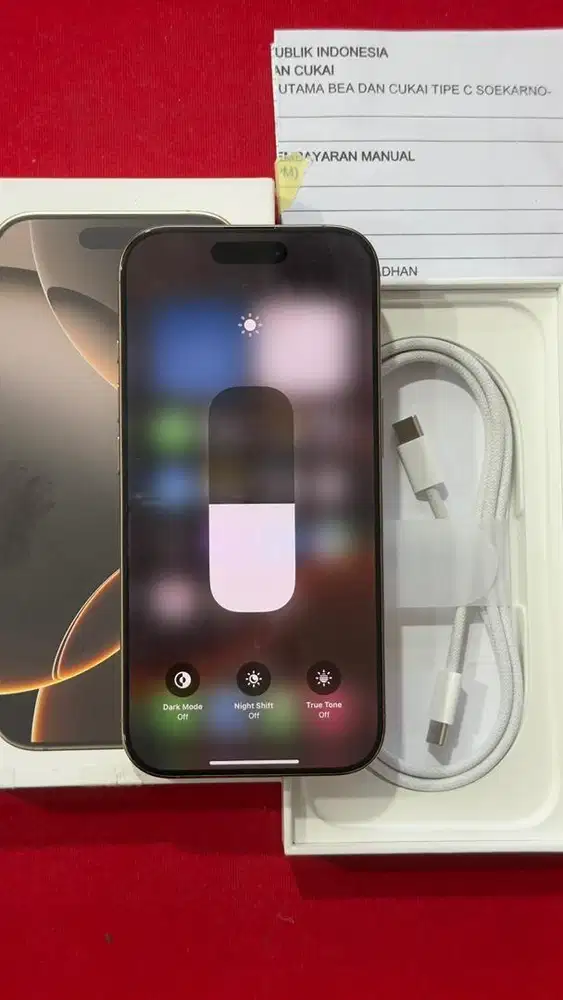 Dijual Iphone 16 Pro 256GB Desert Titanium Resmi Beacukai Mulus