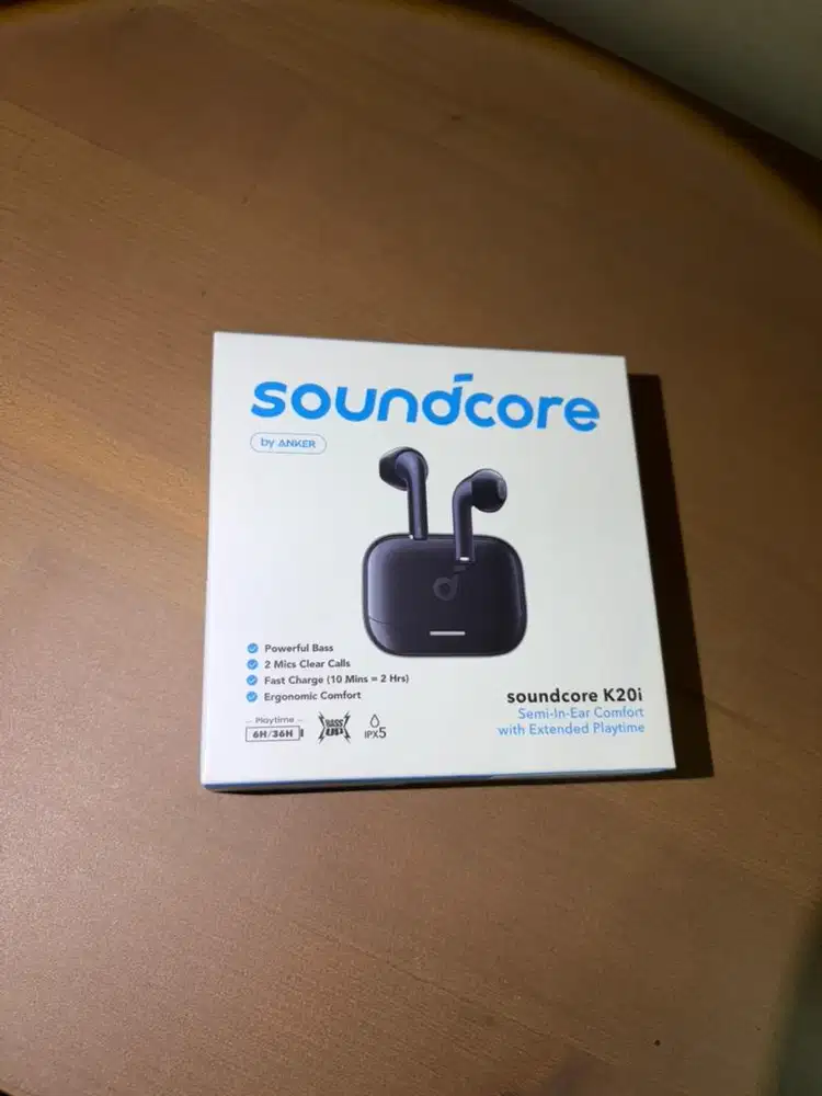 ANKER TWS K20i TRUE WIRELESS EARPHONE SOUNDCORE BASS CLEAR