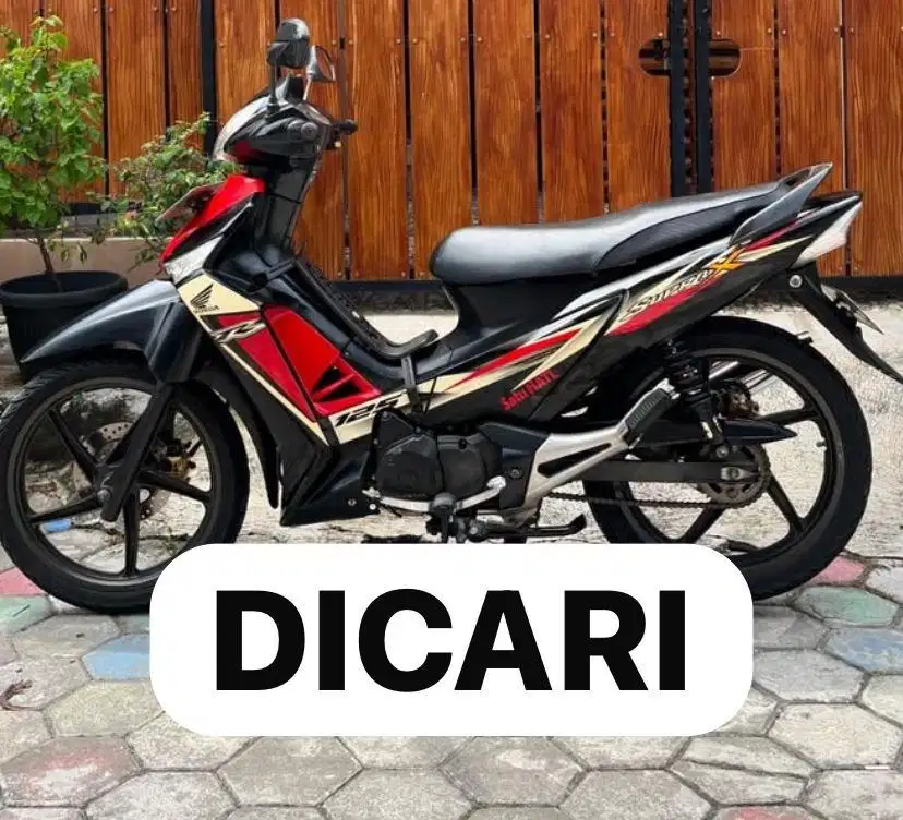 Di Cari Supra X 125 Double Disk DD Tahun 2012 Ke Atas Supra X 2014