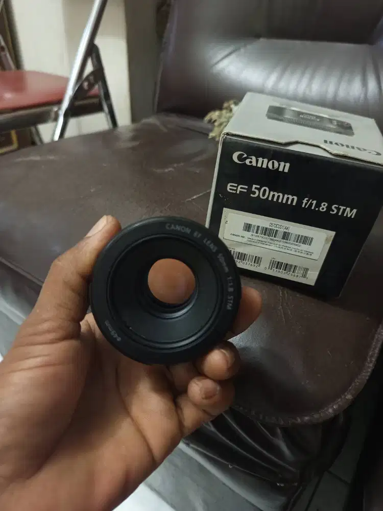 Lensa canon ef 50mm f 1.8 stm