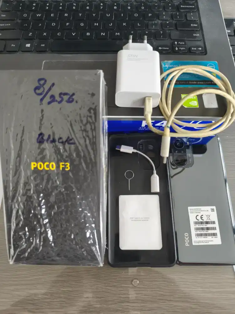 Xiaomi Poco F3 8/256 Lengkap, Minus Tombol Volume, Mulus 90%