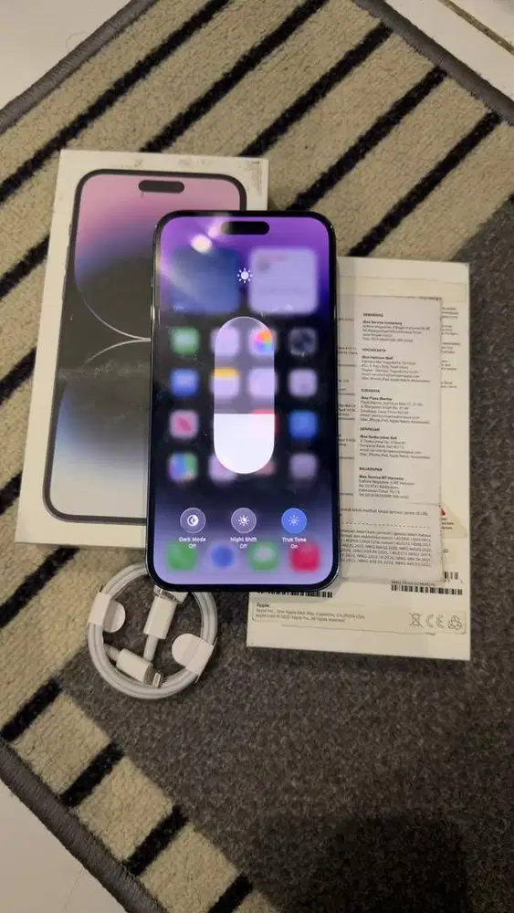Dijual Iphone 14 Promax 128GB Deep Purple Resmi Digimap Lengkap