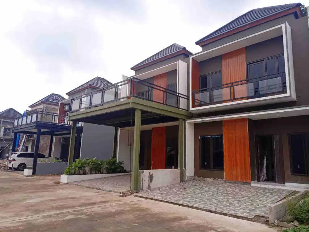 Rumah cluster mewah lokasi pinggir jalan raya utama jatiwarna unit ready 5menit ke tol Jatiwarna