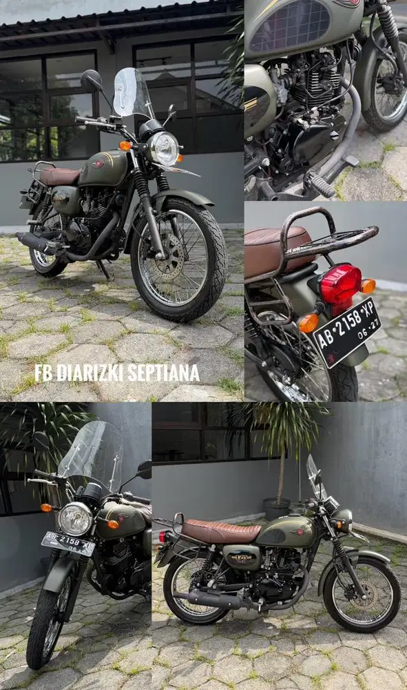 Kawasaki W175 SE 2022 km rendah