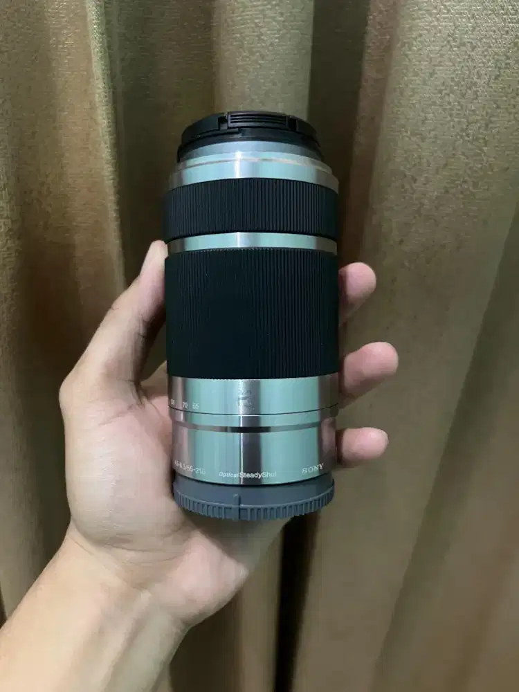 DIJUAL LENSA SONY E 55 210MM NO MINUS