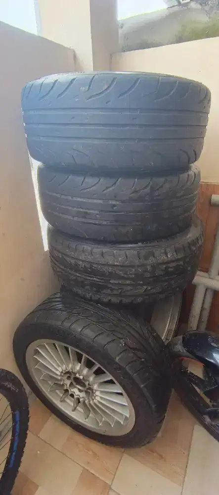 Jual velg alpina ring 18 + ban