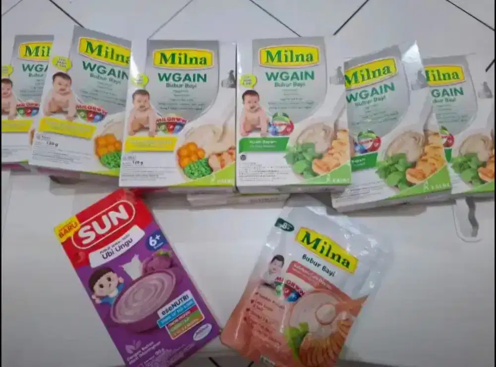 Bubur Bayi Milna WGain & SUN (9 pax)