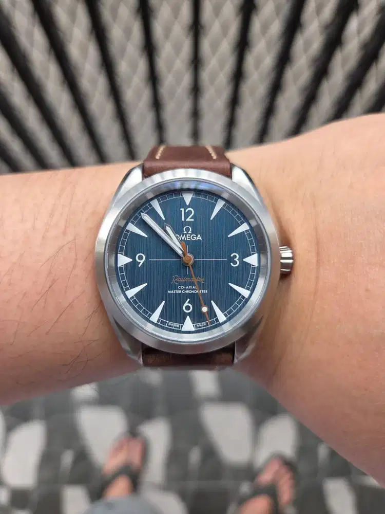 Omega Seamaster Railmaster Blue Dial Automatic