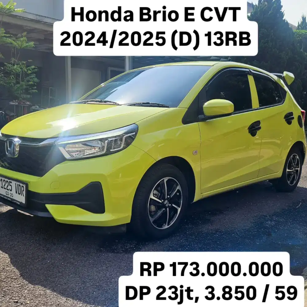 Like New KM 13RB.. Honda Brio E CVT 2024/2025 (D)