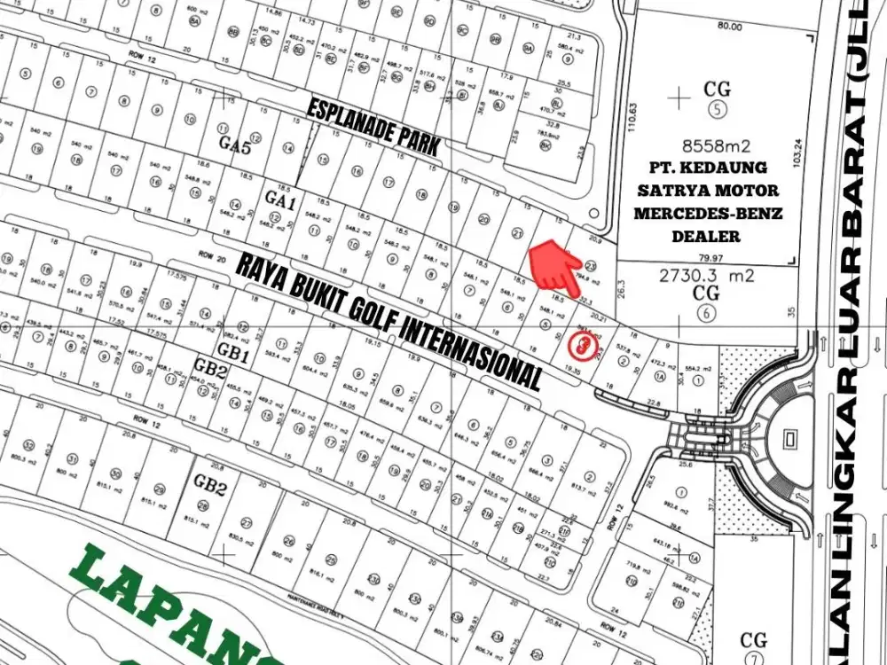 JUAL TANAH CITRALAND RAYA BUKIT GOLF INTERNASIONAL COCOK BUAT INVEST