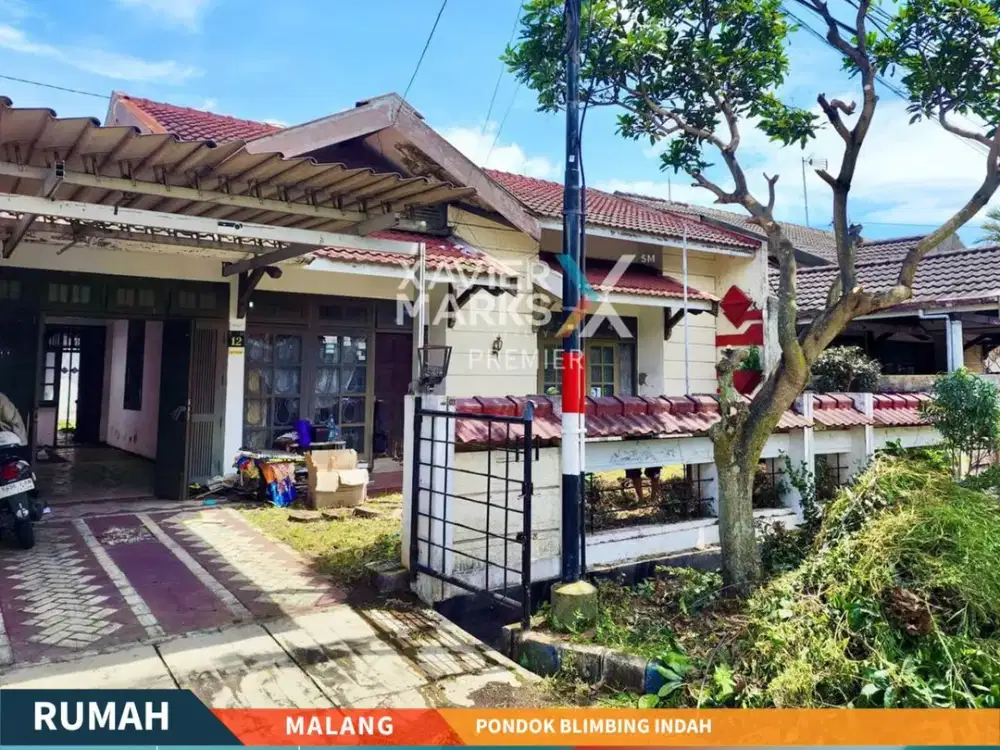 Dijual Rumah Murah Terawat di Pondok Blimbing Indah Araya Malang