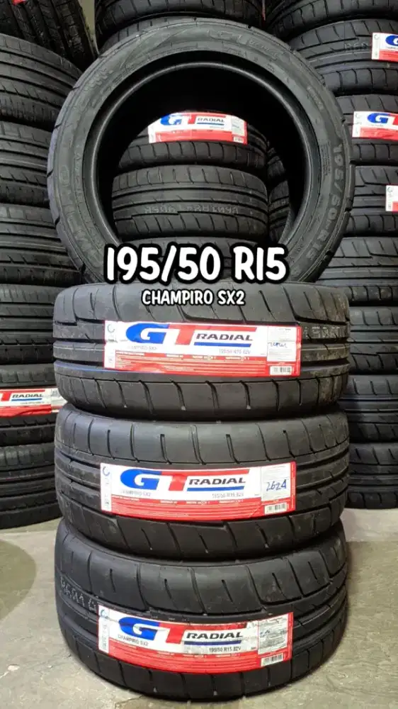 BAN BARU 195/50 R15 GT CHAMPIRO SX2