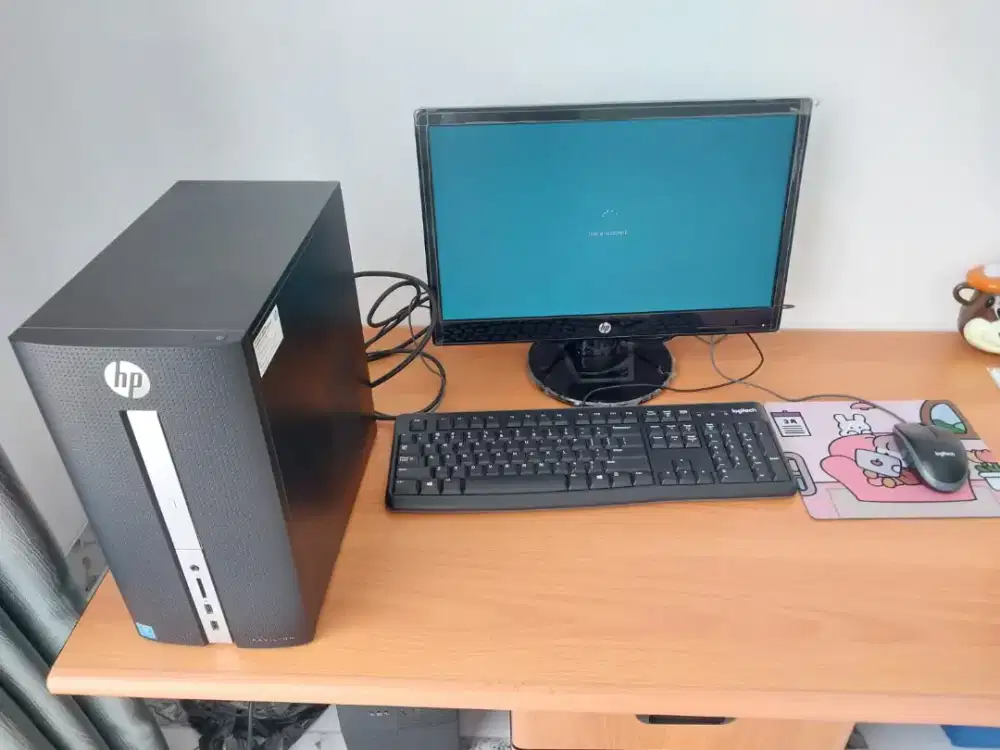 Komputer Merk HP Pavilion CPU + Monitor Built Up