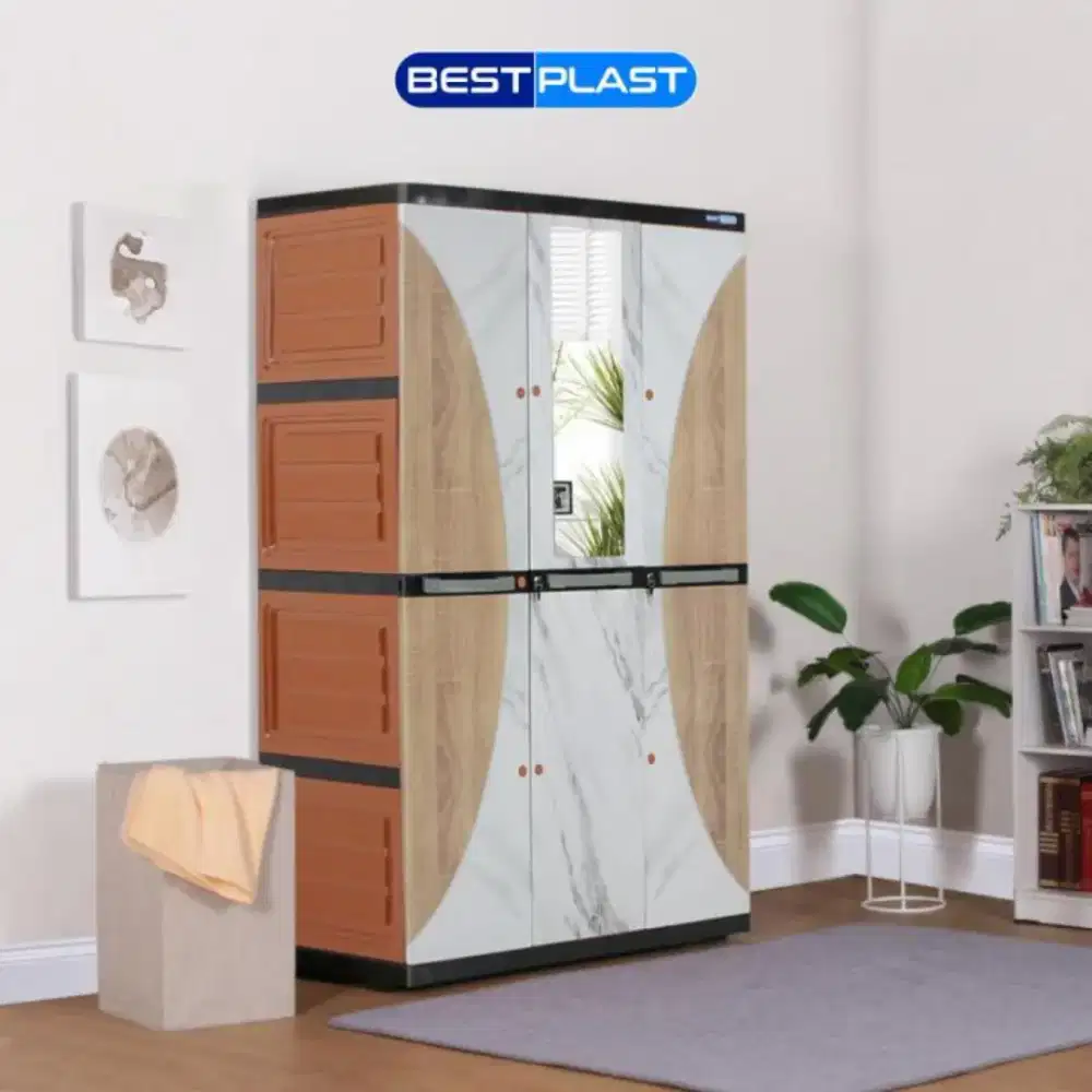 Lemari plastik BMC produk Olymplast 3P & 2P