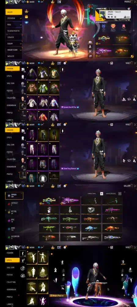 JUAL AKUN FF YG MINAT LANSUNG INBOX