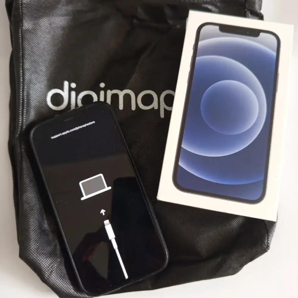 Iphone 12 128gb Black IBOX resmi (minus IC nand)