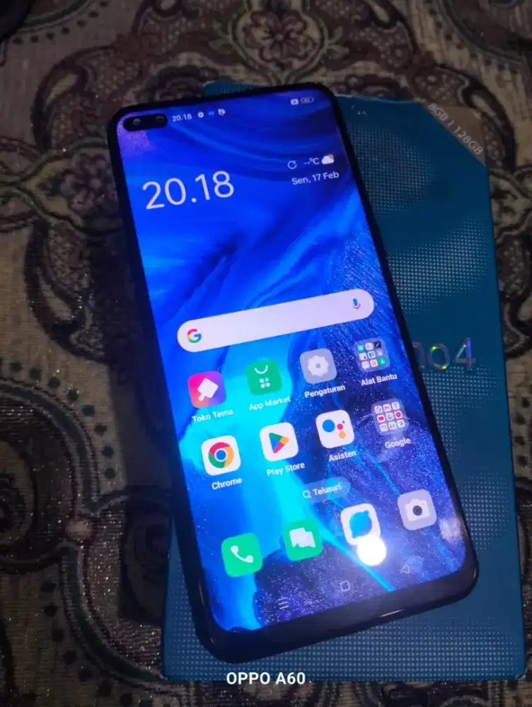 Oppo reno 4.. 8+5/128.. hrg merakyat maseeh