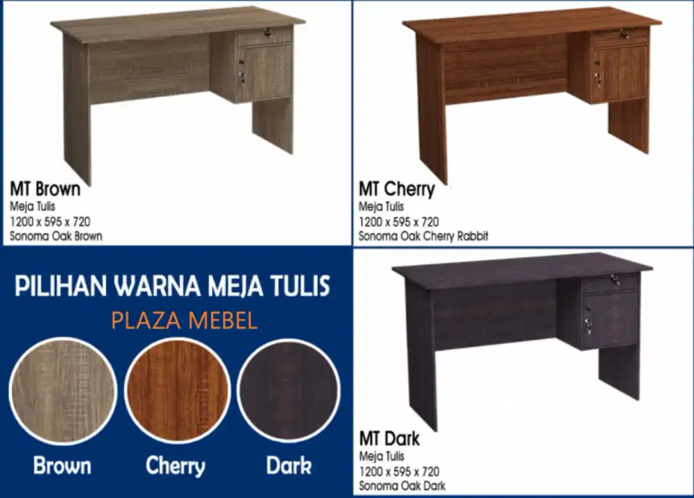 Meja kantor 1/2 biro merk G-star produk Olympic