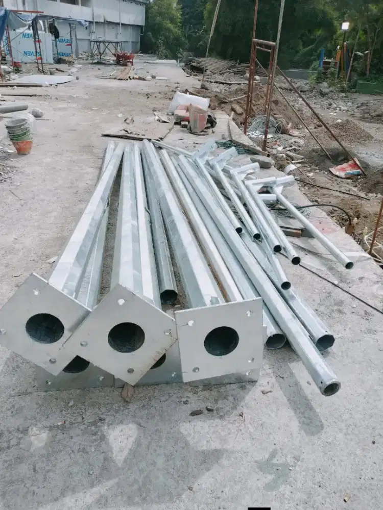 Ready stok Tiang PJU Oktagonal