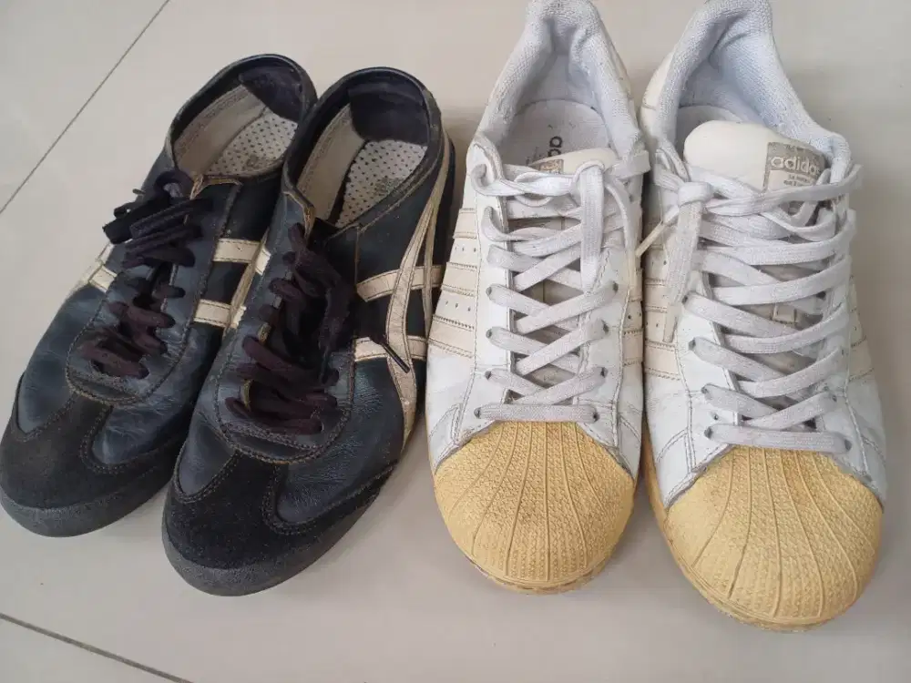 Sepatu bekas adidas dan onitsuka tiger