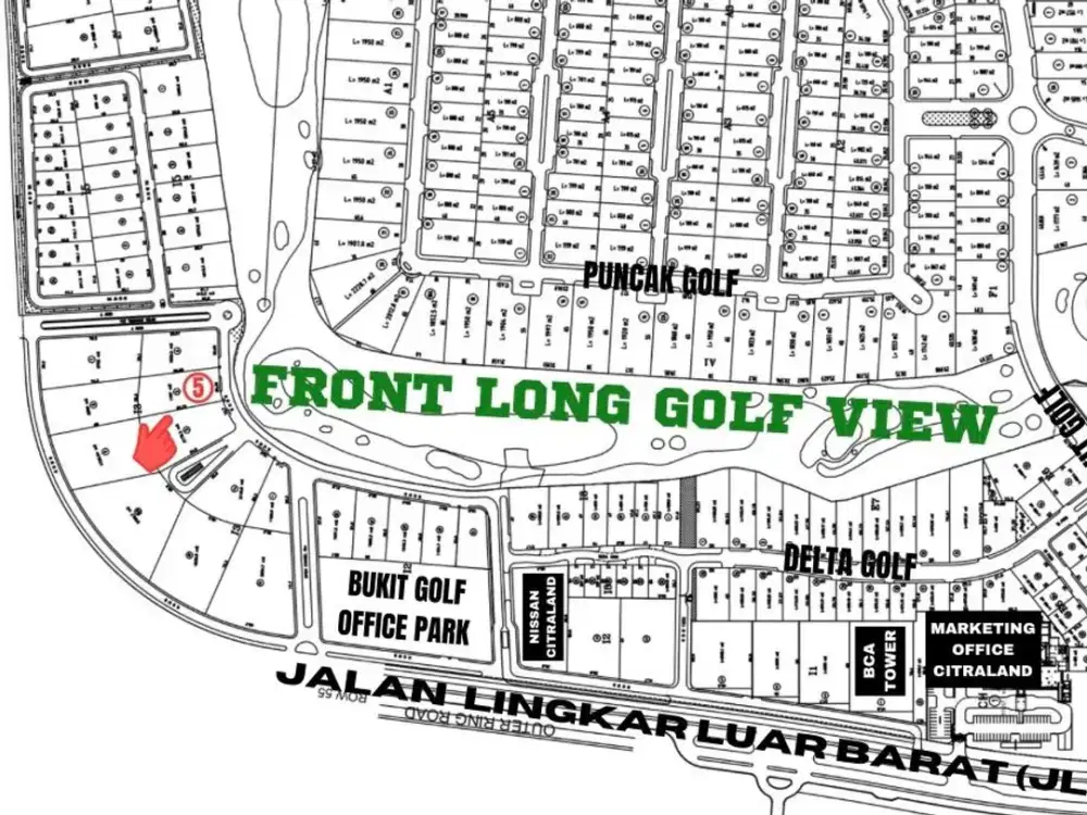 JUAL TANAH CITRALAND BUKIT GOLF OFFICE PARK VIEW GOLF