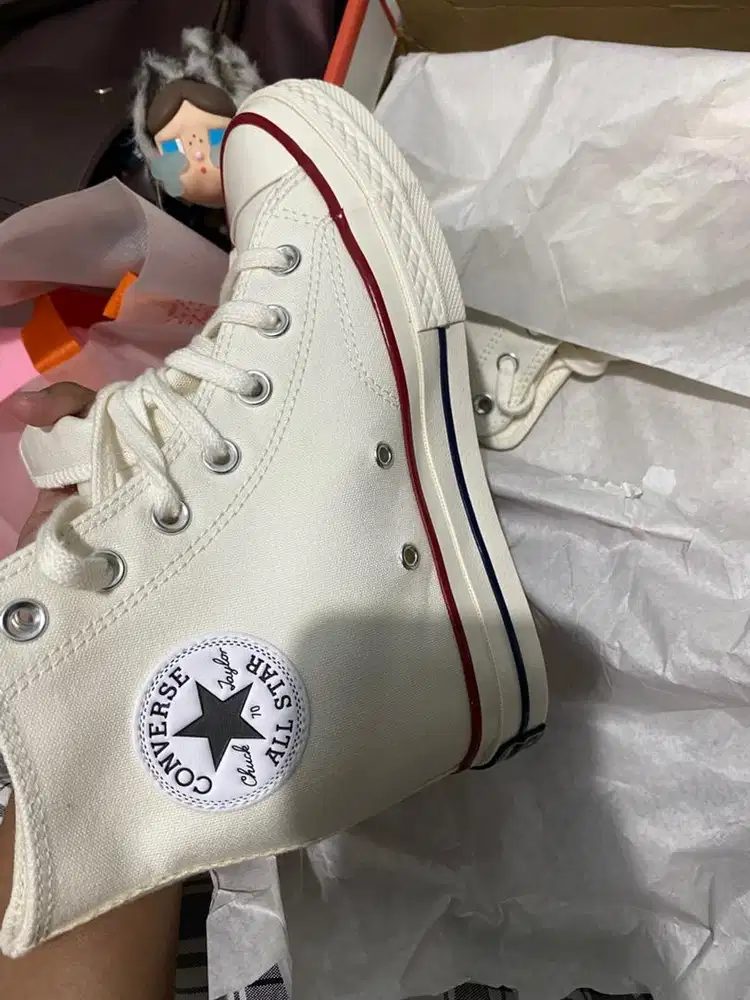 Converse all star wedges putih