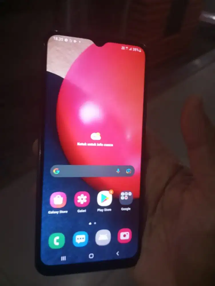 Samsung A02s ram 4/64 kondisi normal mulus