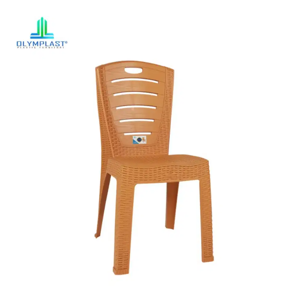 Kursi Plastik merk Olymplast modern rotan type OL 203