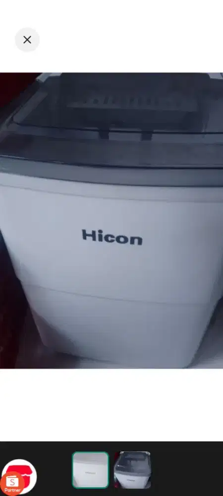 Mesin pembuat es batu kristal mini merek hicon