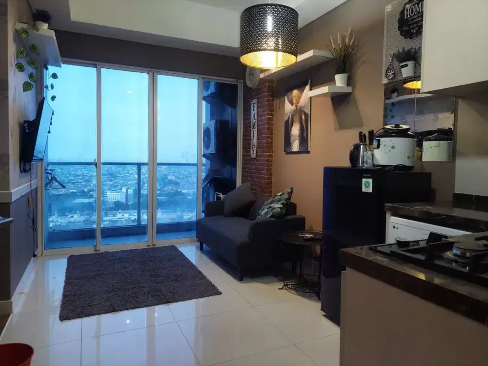 Dijual Apartment Puri Mansion Luas 49M2 Tipe 2 BR Full Furnished