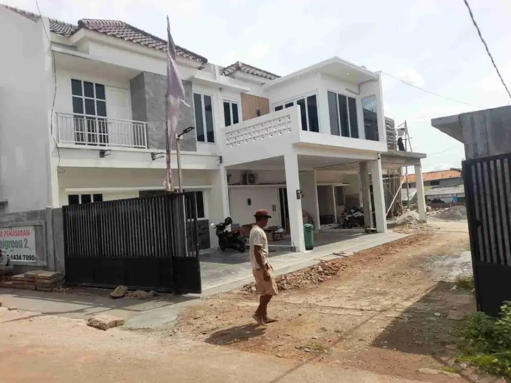 Hunian cluster gagah dinding ful batamerah dijatibening lokasi dekat stasiun LRT Jatibening