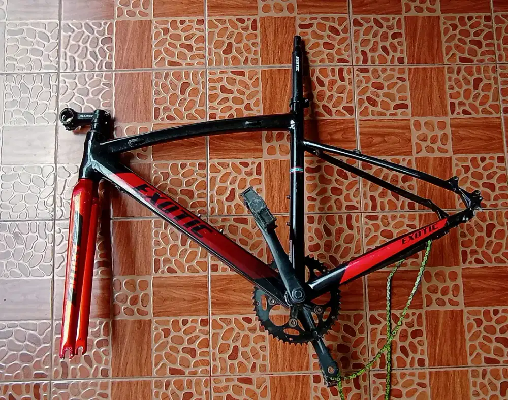 Frameset roadbike fixie hybrid 700c exotic sl 2708