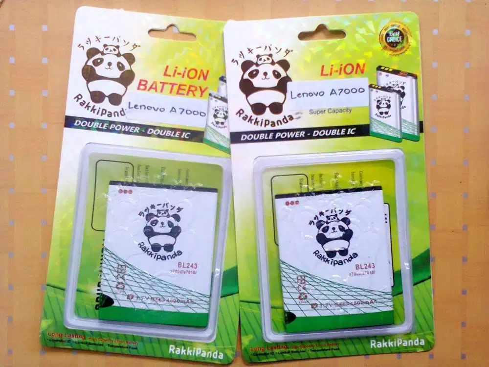 Baterai Lenovo A7000 merk Rakipanda