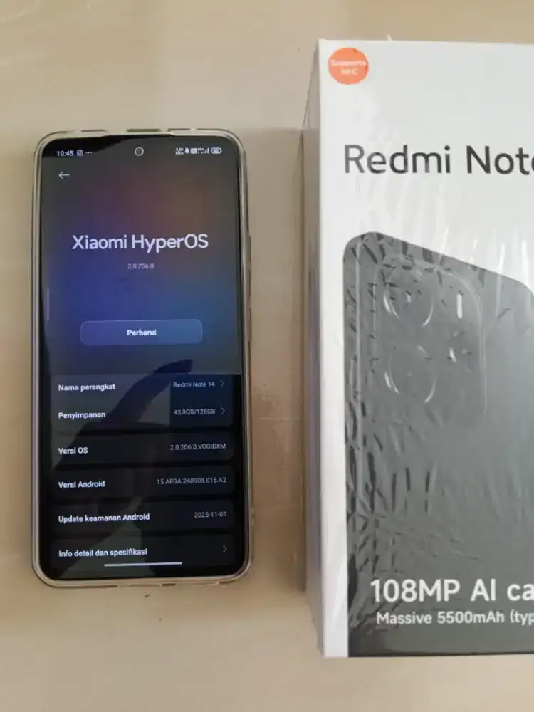 Di jual redmi note 14 (Second)