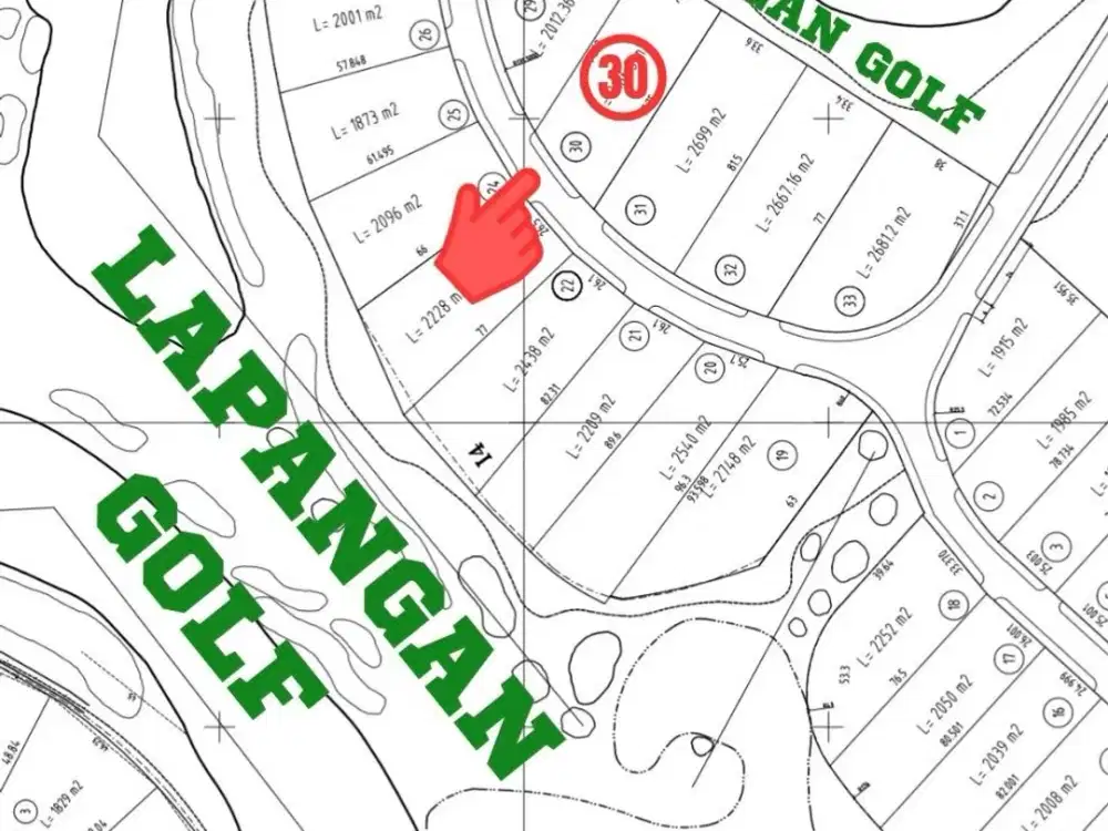 JUAL TANAH GOLF VIEW CITRALAND NUSA GOLF