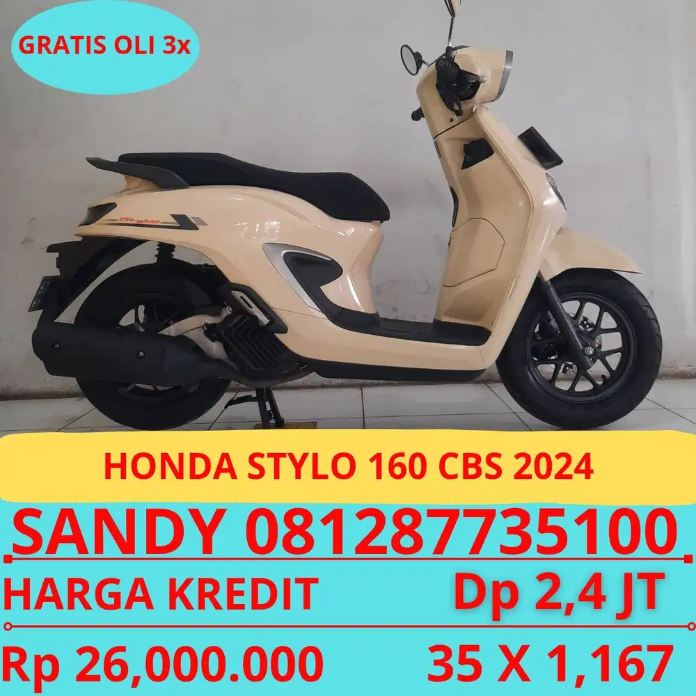 HONDA STYLO 2024 DP MURAH HANYA 2,4 JT GUYSS