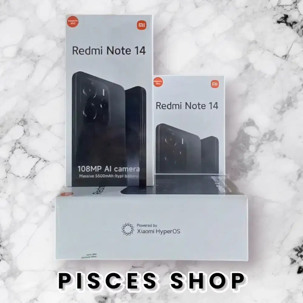 REDMI NOTE 14 RAM 8/256 NEW Segel Garansi Resmi 1 Tahun